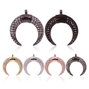 Moon Gothic Pendant for Earring DIY Necklace Choker