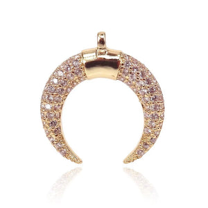 Moon Gothic Pendant for Earring DIY Necklace Choker