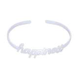 Personalized Name Cuff Bracelet Stainless Steel Open Bangle Bijoux Femme