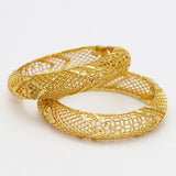 Dubai Bangles for Women Ethiopian Bracelets Set Alloy Jewelry