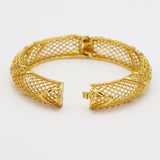 Dubai Bangles for Women Ethiopian Bracelets Set Alloy Jewelry