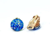 Resin Cuff Ear Clip Earrings for Women - Druzy Earings