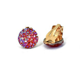 Resin Cuff Ear Clip Earrings for Women - Druzy Earings