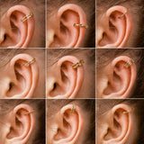 Punk Ear Cuff Stainless Steel No Piercing Ear Clip