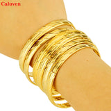 Ethiopian Jewelry African Bangles for Women Bracelets Dubai Wedding Gift