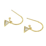 925 Sterling Silver CZ Drop Earring