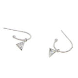 925 Sterling Silver CZ Drop Earring