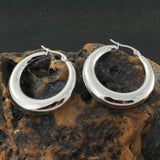 Women's Stainless Steel Hoop Earrings