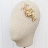 Floral Hair Comb Freshwater Pearls Wedding Jewelry Bridal Accessories