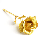 Foil Rose Flower Gift Plated Flower for Proposal Counter Display