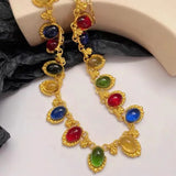 French Vintage Resin Crystal Choker Necklace