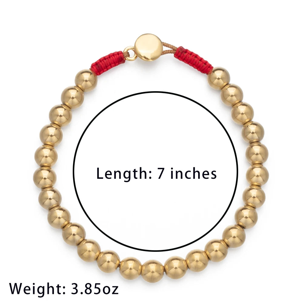 Hematite Beaded Bracelets For Women Long Time Keep No Fade Round Bead Bracelets