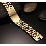 ID Bracelet Stainless Steel Men Cross Hand Chain Scripture Men Bangles