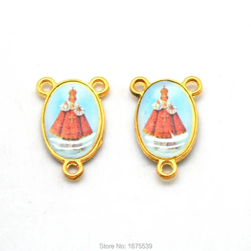 Infant Jesus Catholic Rosary Centerpiece