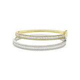60mm European Classic CZ Bangle Bracelet