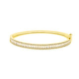 60mm European Classic CZ Bangle Bracelet