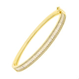 60mm European Classic CZ Bangle Bracelet