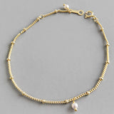 925 Sterling Silver Chain Link Women Bracelet Japan Jewelry