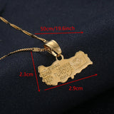 Istanbul Turkey Map Flag Pendant Necklace Women Choker Patriotic Jewelry