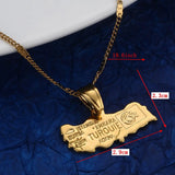 Istanbul Turkey Map Flag Pendant Necklace Women Choker Patriotic Jewelry
