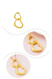 24k Fall In Love At First Sight Pendant for Women Bride Wedding