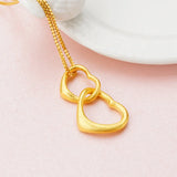 24k Fall In Love At First Sight Pendant for Women Bride Wedding