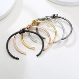 Knot Bracelet for Women, Tie The Knoted Cuff Bangle Stainless Steel