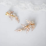 Crystal Floral Wedding Hair Piece Accessories Women Headpiece Jewelry