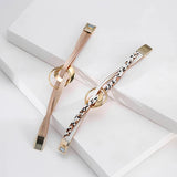 Leather Bracelets For Women Multilayer Wide Wrap Bracelet Female Jewelry