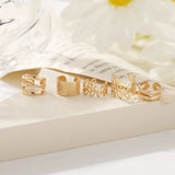 Leaves Clip Earrings for Women Men Creative C Ear Cuff Non-Piercing Ear