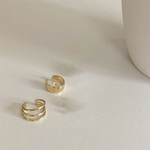 Leaves Clip Earrings for Women Men Creative C Ear Cuff Non-Piercing Ear