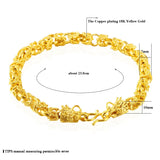 Men Bracelets Punk Dragon Head Style Chain&Link Male Bracelet Jewelry