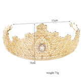 Metal Plated Crown for Wedding Bridal Tiara Party