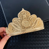 Metal Plated Crown for Wedding Bridal Tiara Party