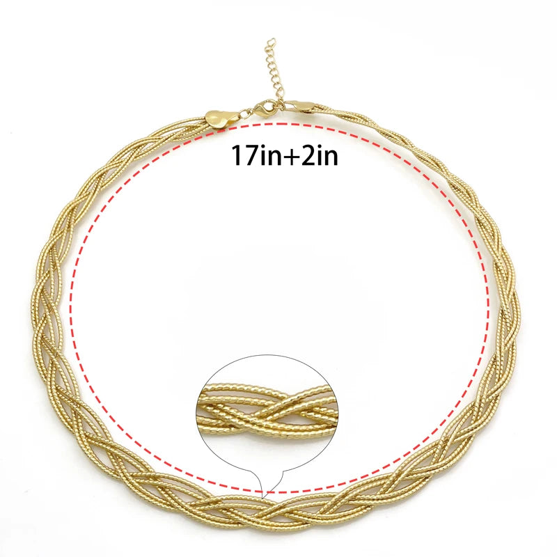 Silver Necklace For Women Dubai Jewelry Wedding Party