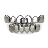 Rock Style Hip Hop Hollow Open Face Teeth Grill Caps Set