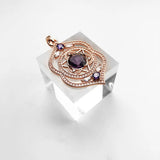 Sterling Silver Ornament Pendant for Women Girls Necklace Gift
