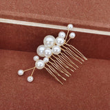 Pearl Crystal Wedding Hair Combs Bridal Hair Jewelry Accessories