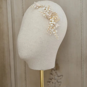 Bridal Comb Leaf Headpiece Wedding Hair Ornament