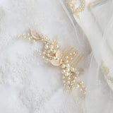 Bridal Comb Leaf Headpiece Wedding Hair Ornament