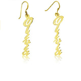 Personalized Name Earrings BFF Gift Jewery Nameplate Drop Earring