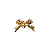 Plated Bow-knot Earring Eardrop Copper Pendant Accessories Necklace Charms