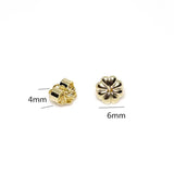 Brass Flower Ear Plugs Butterfly Stoppers