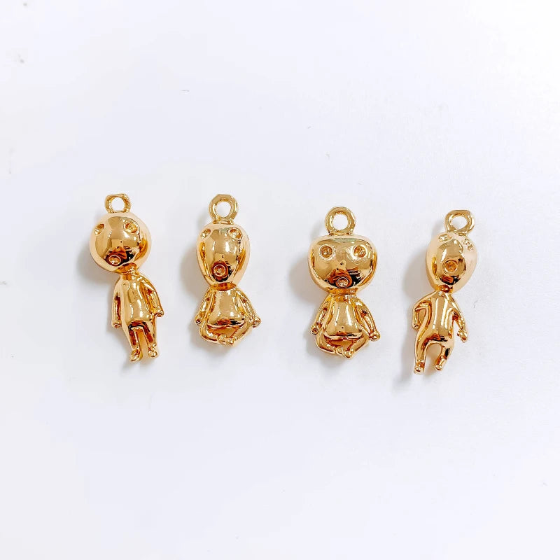Metal Human Charms Earring Accessories Diy Jewlery Making Components