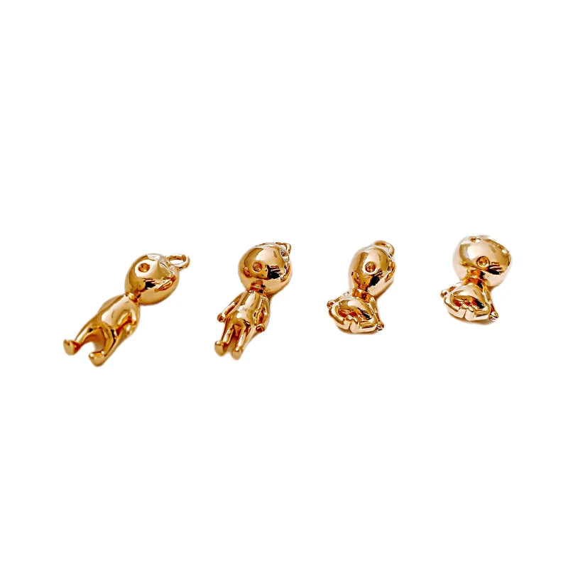 Metal Human Charms Earring Accessories Diy Jewlery Making Components