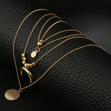 Moon Tassel Pendant Power Necklaces for Women