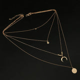 Moon Tassel Pendant Power Necklaces for Women