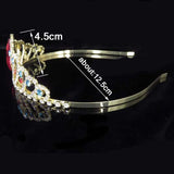 Crystal Rhinestone Crown Tiara for Kids Girl