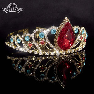 Crystal Rhinestone Crown Tiara for Kids Girl