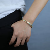 Rainbow CZ Open Bangle Women Jewelry